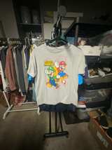 Nintendo Super Mario Bros Gray Kids T-Shirt XL  - Image 1