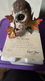 Lenox Vintage Saw-Whet Owl Porcelain Figurine - Image 3