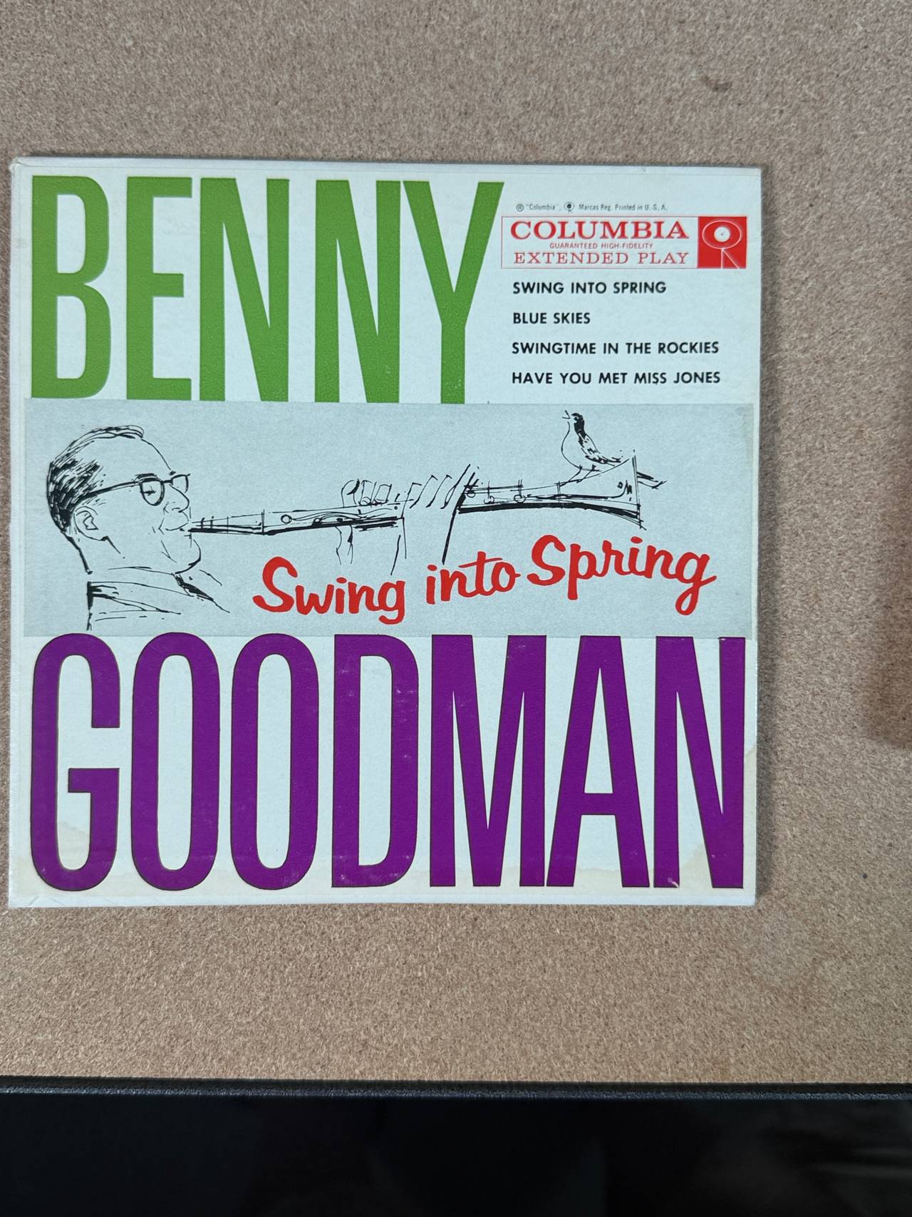 Benny Goodman - Swing into Spring 7" Vinyl EP