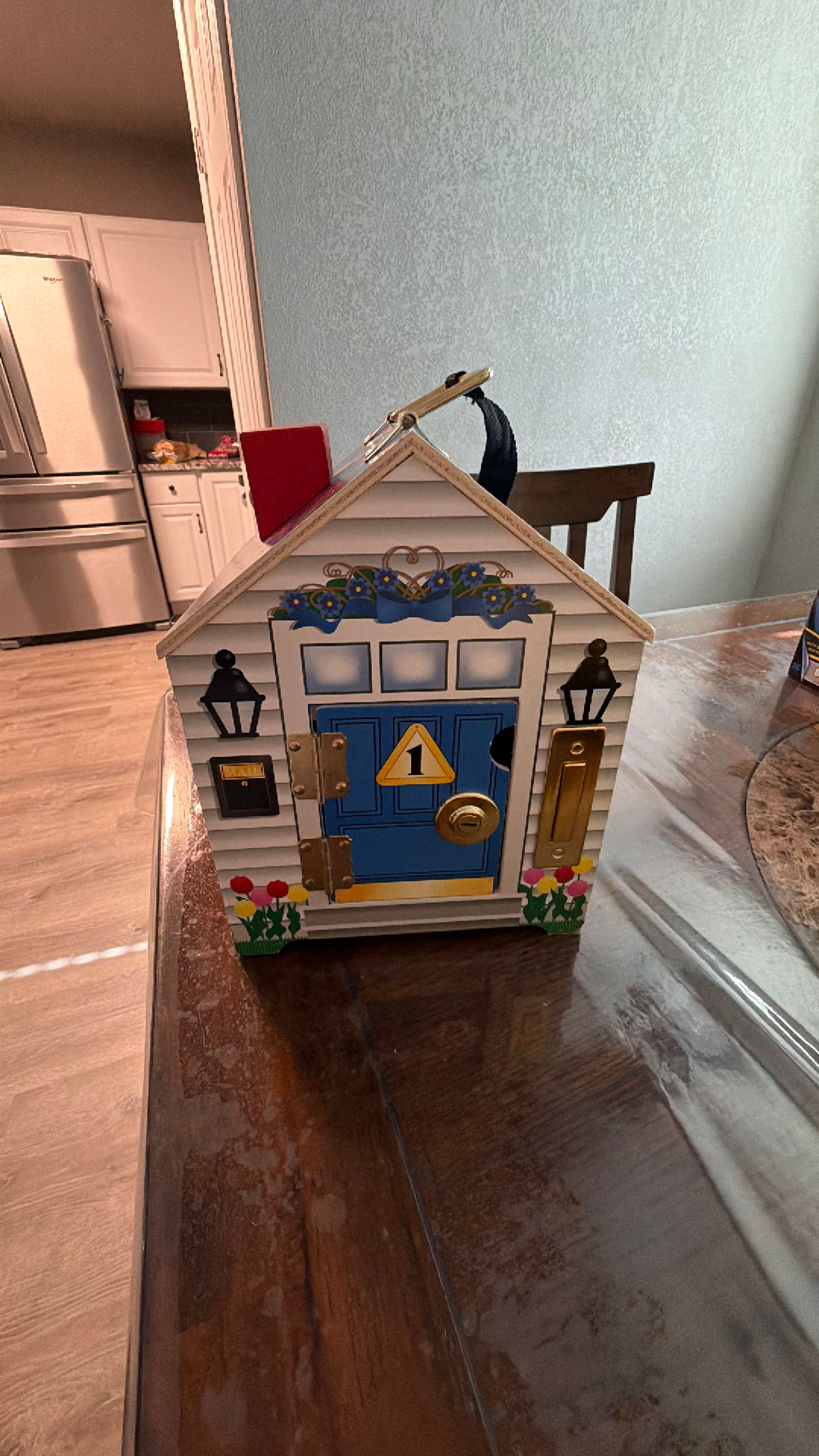 Melissa & Doug Wooden Doorbell House - Image 2