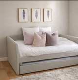 Upholstered Daybed with Trundle - Image 1