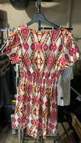 Inner Circle Smocked Waist Geometric Print Dress Size medium - Image 2