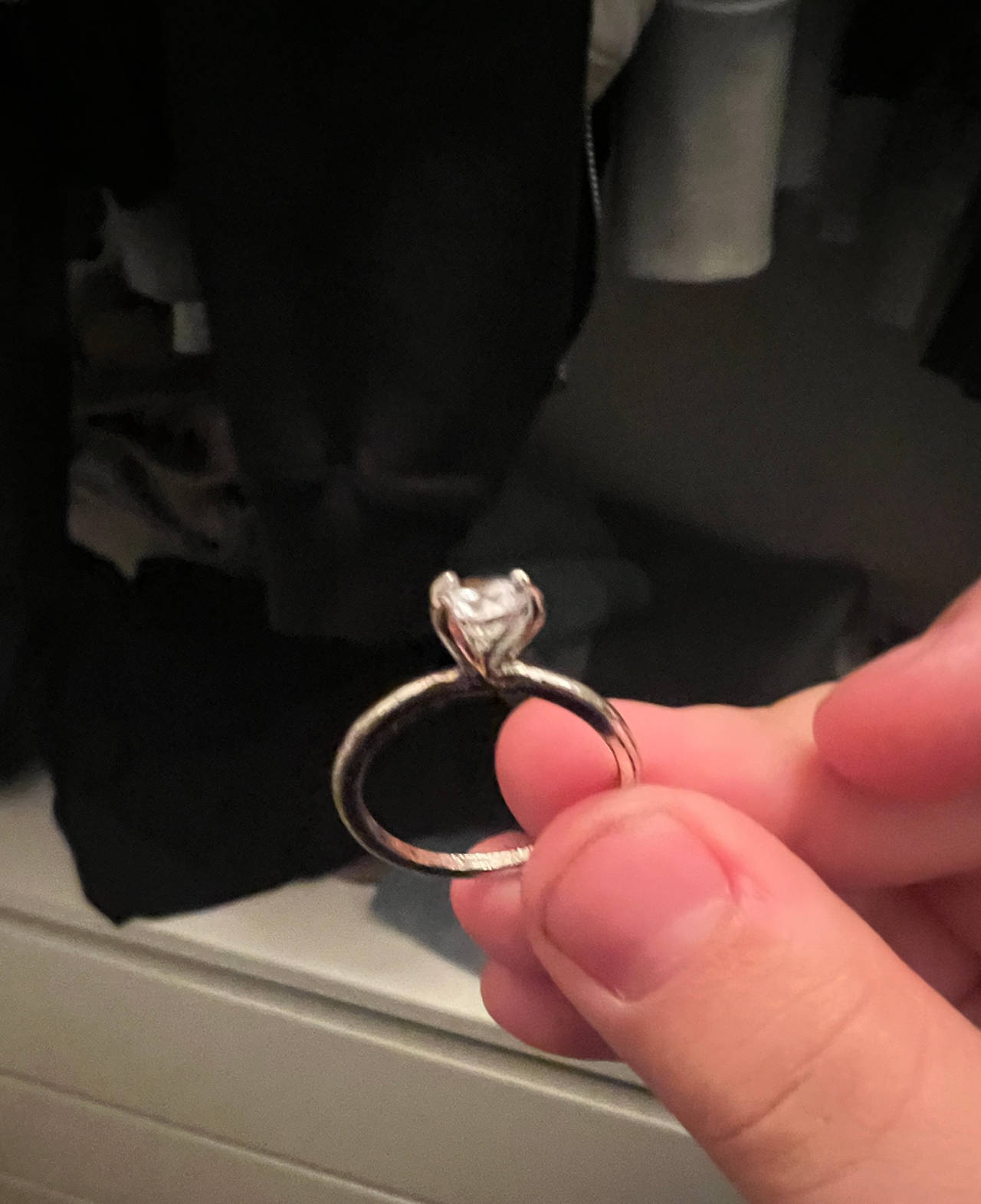 Round Cut Solitaire Ring