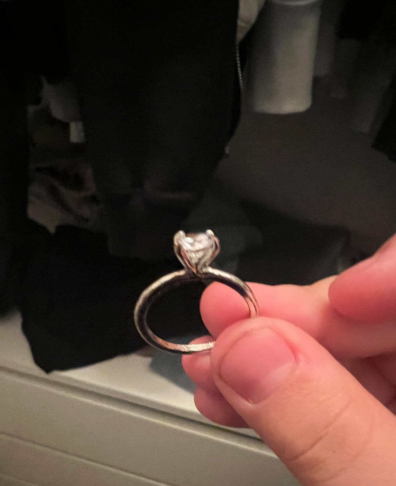 Round Cut Solitaire Ring