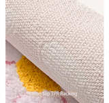 QJHOMO Toilet Rugs U Shaped, Pink Toilet Mat Cute Daisy Contour Bath Rug 18"x18" - Image 3