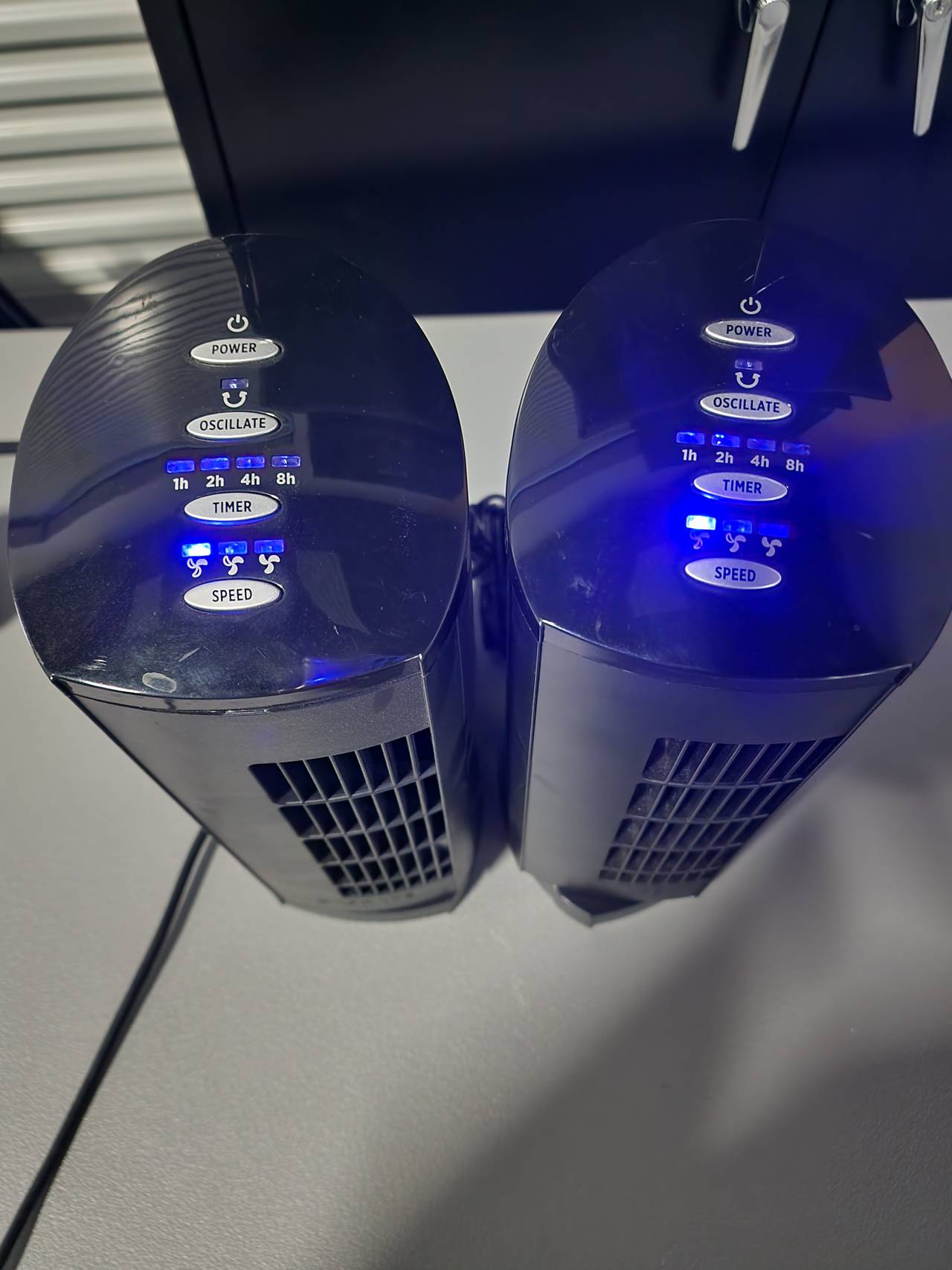 2 Cascade Personal Tower Fan