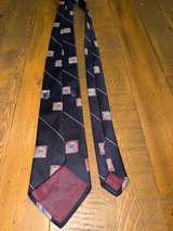 US POSTAGE STAMP TIE Smithsonian Institute Inverted Jenny Vintage Men’s Gift - Image 3