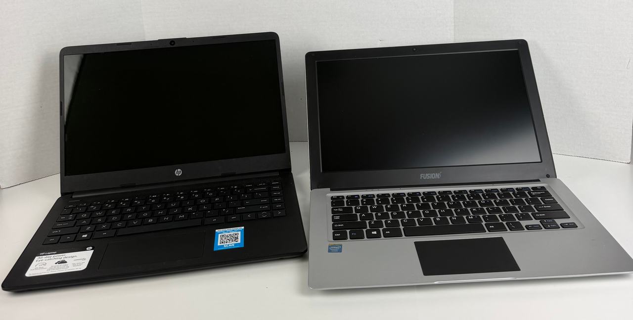 2 Laptops for Parts or Repair HP 14-fq0020nr Fusion 5T95 Pro