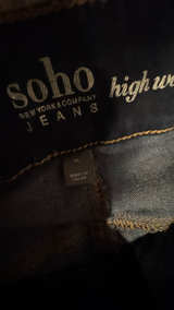 New York & Company Soho Skinny Denim Jeans Dark Wash - Image 2