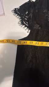 Ultra Pink Black Lace High Neck Top - Image 5