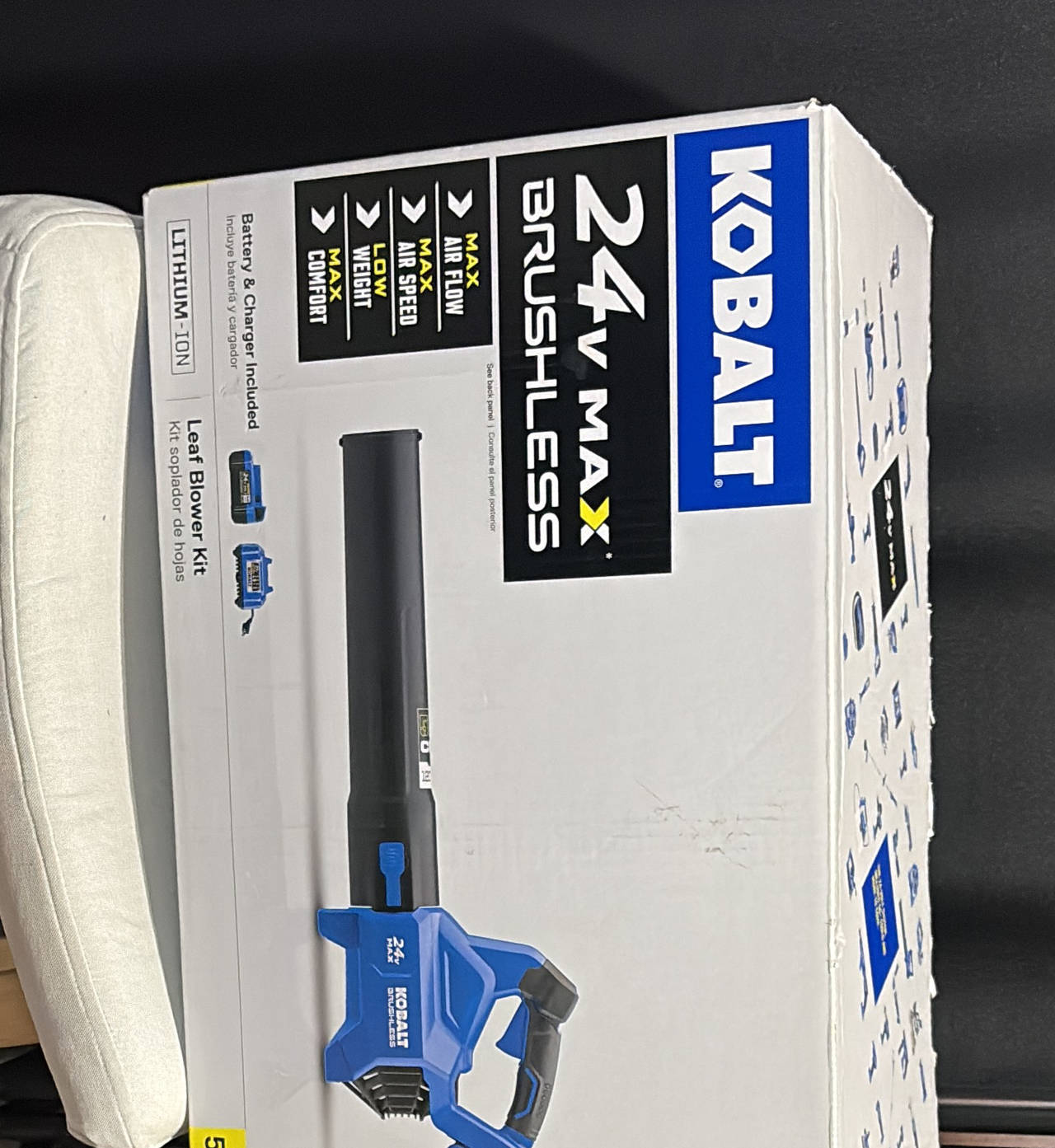 Kobalt 24V Max Brushless Leaf Blower Kit