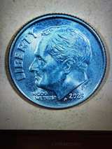 Roosevelt Dime 2025 p multiple error cud die chips all over  G6 - Image 4