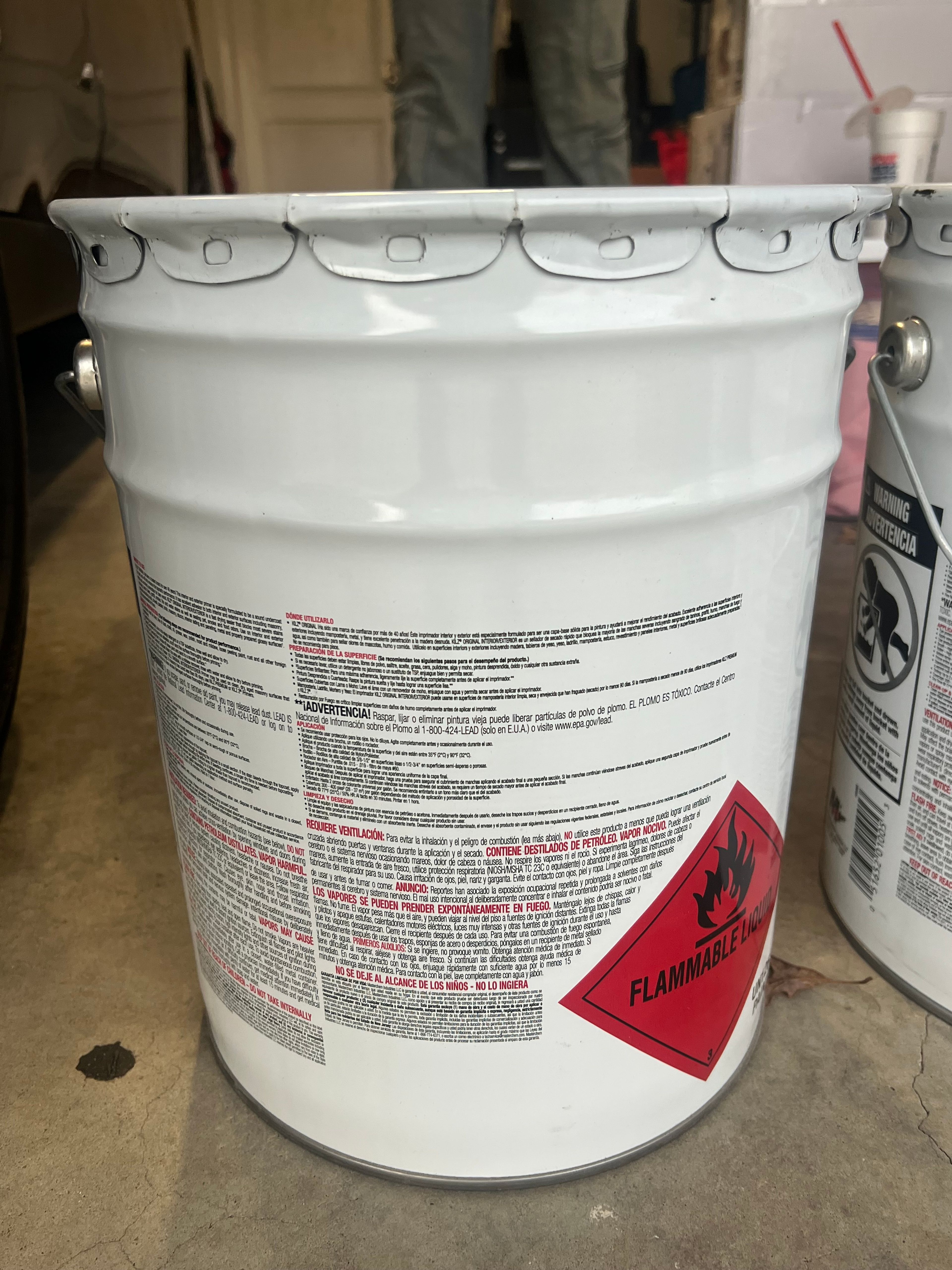 KILZ Original Oil-Based Primer White 5 Gallon - Image 3