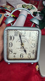 Quartz De Paris Clocks Square Twin Bell Alarm Clock - Image 1