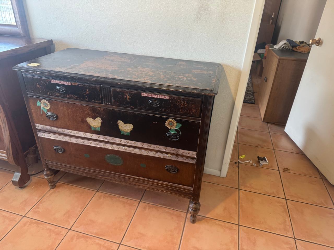 Antique Wooden Dresser