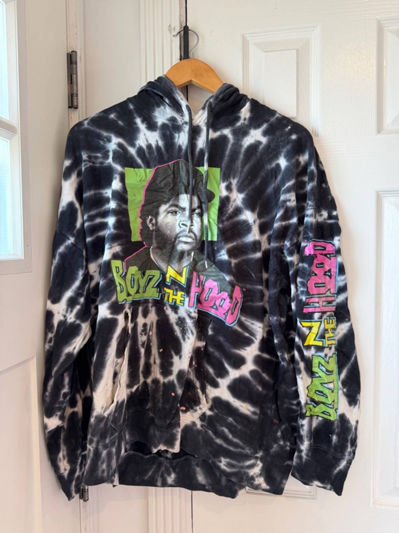 Tie Dye Hoodie Boyz n the Hood X-Large