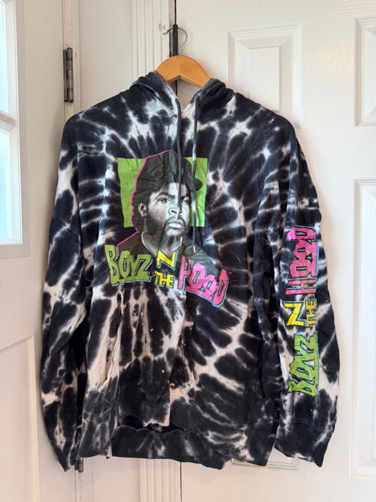 Tie Dye Hoodie Boyz n the Hood X-Large