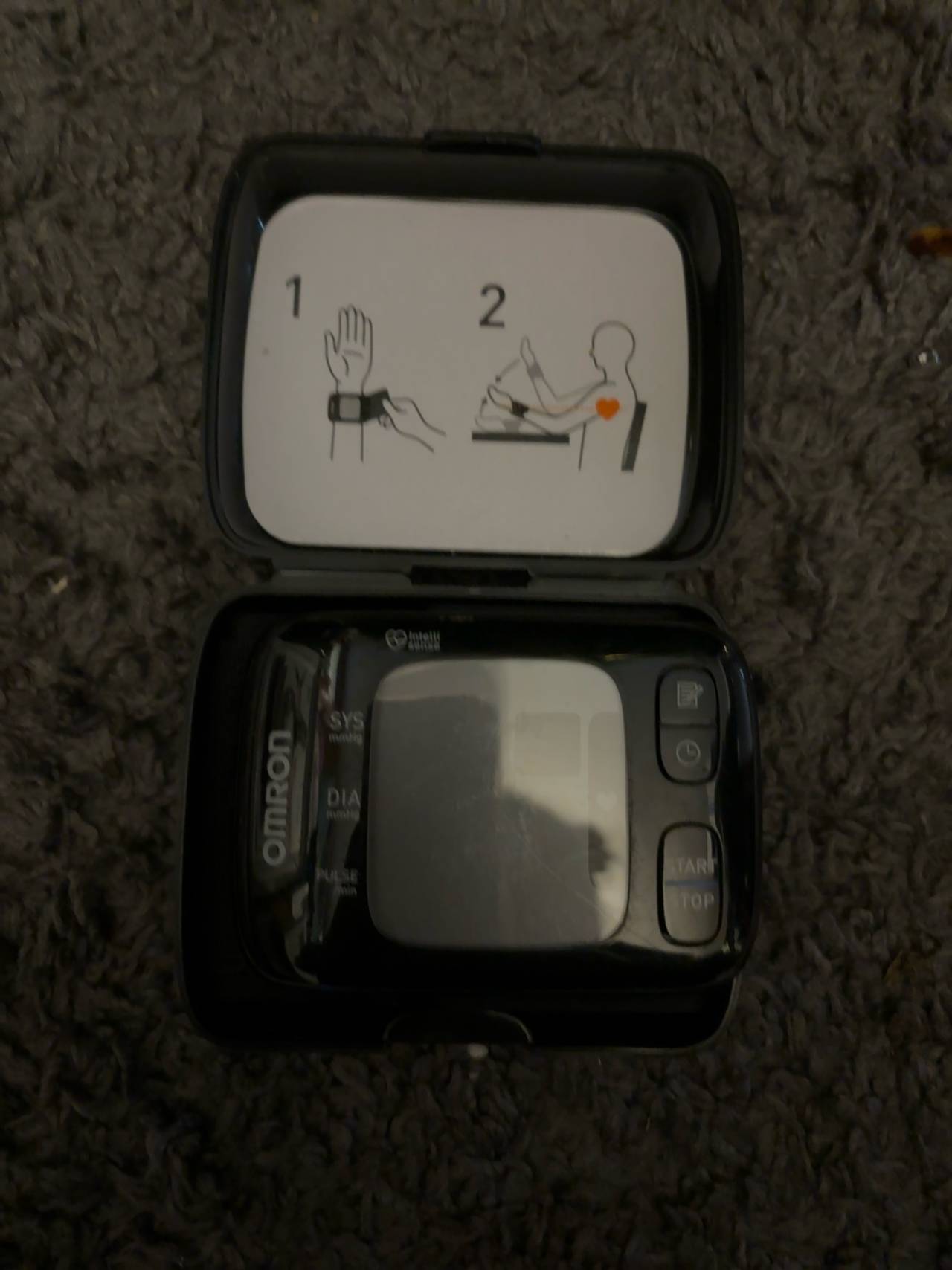 Omron 7 Series BP6350 Wrist Blood Pressure Monitor Black