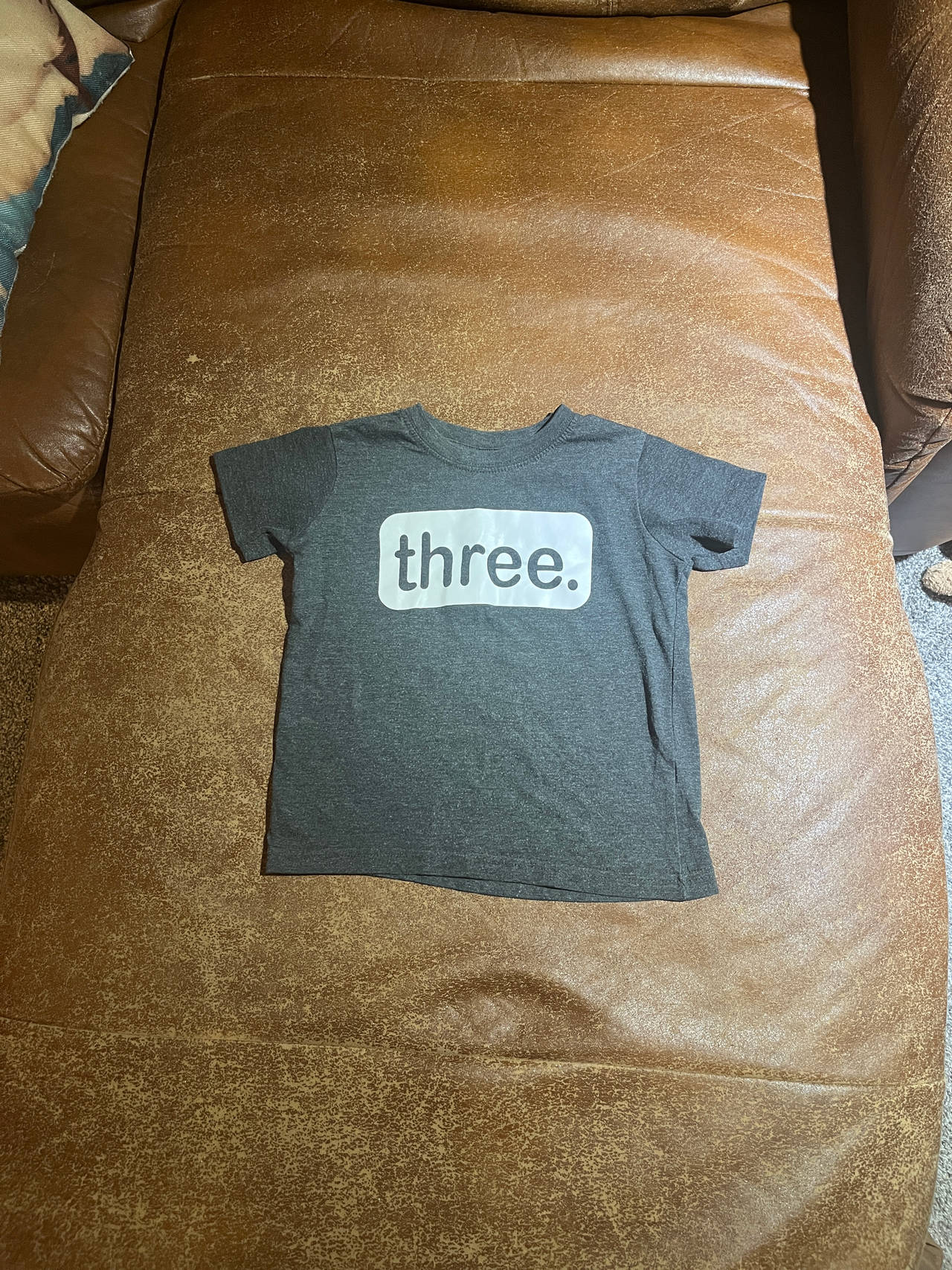 Kids Birthday Number T-Shirt Size 4Y