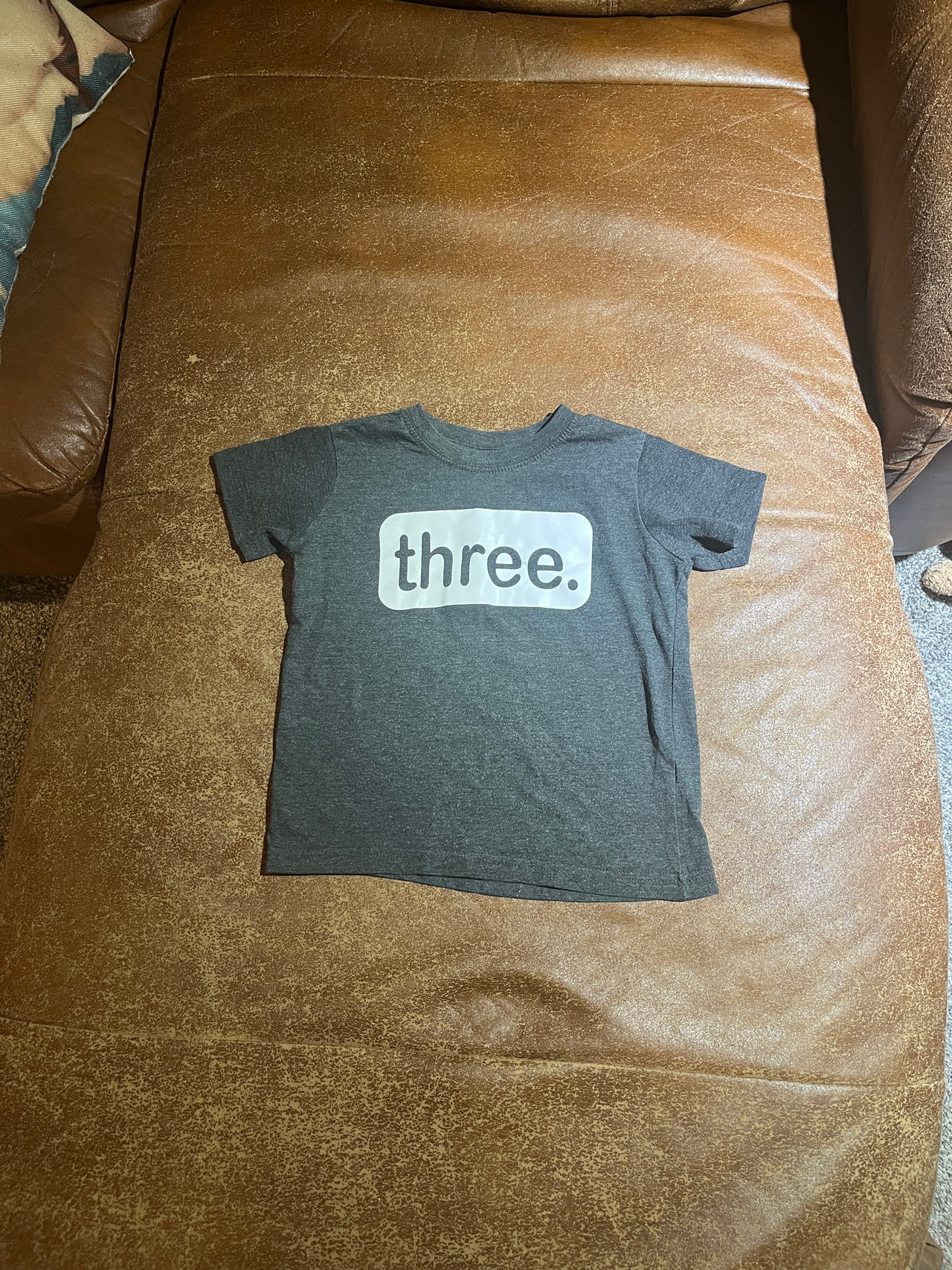 Kids Birthday Number T-Shirt Size 4Y