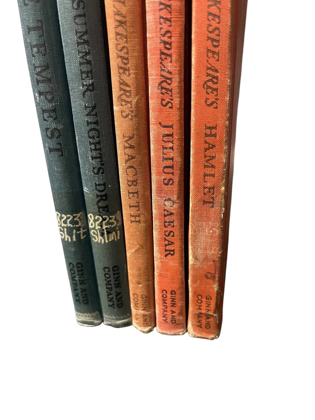 Vintage Ginn and Company Shakespeare Books