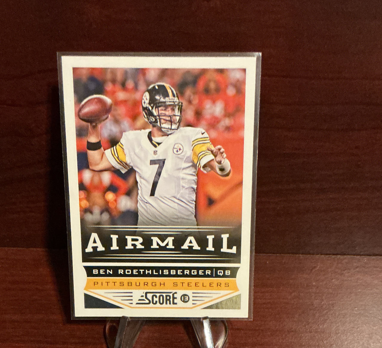 2013 Score Airmail Ben Roethlisberger #13