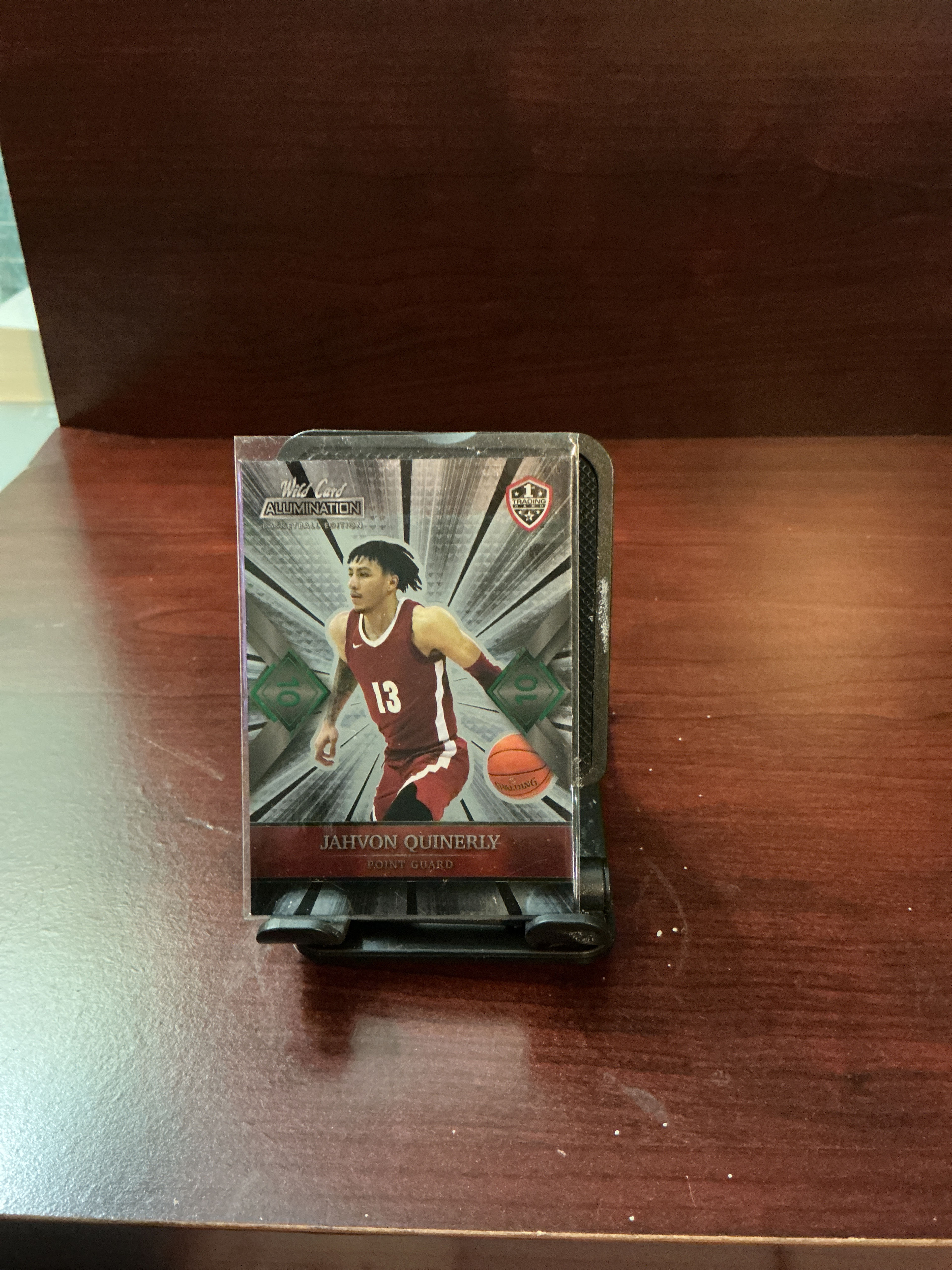 Jahvon Quinerly 2021 Wild Card Alumination Basketball Card Green Parallel /10