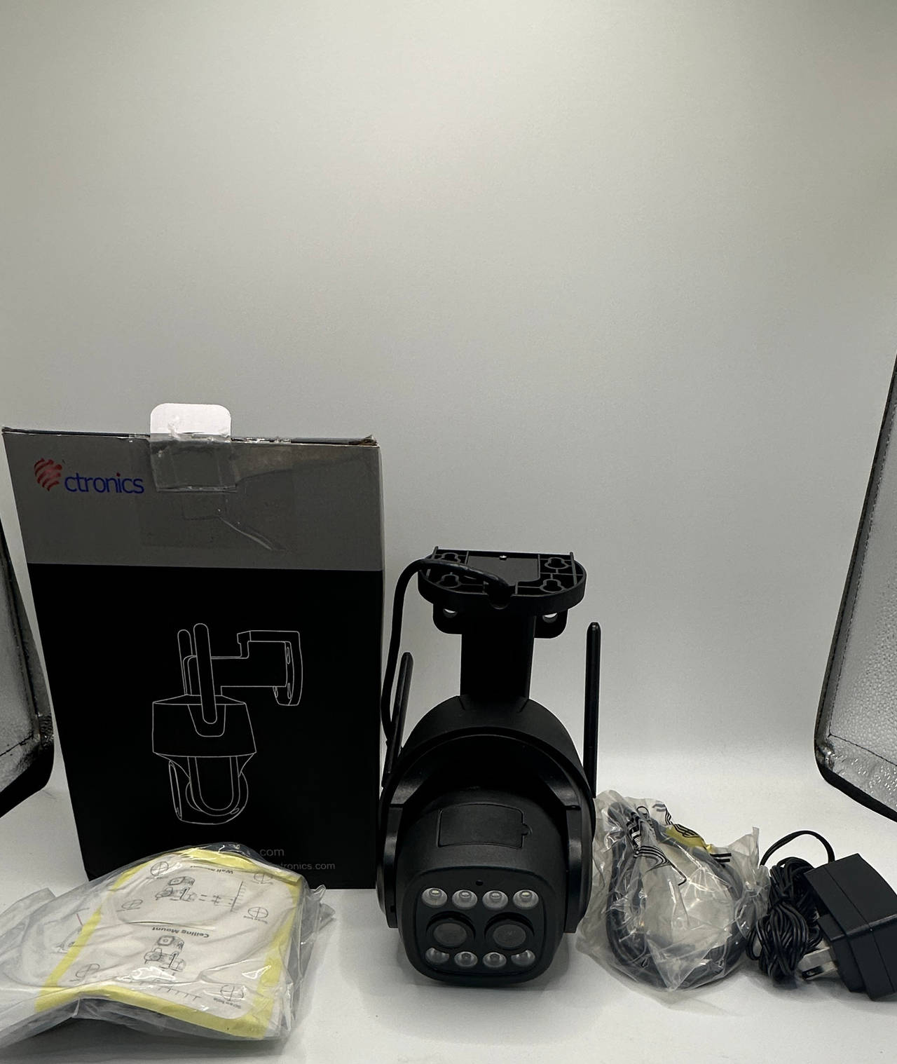 Ctronics 2K 4MP Dual Lens Outdoor Security Camera