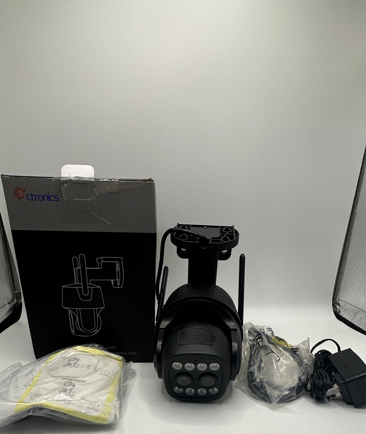 Ctronics 2K 4MP Dual Lens Outdoor Security Camera