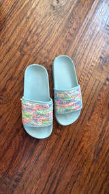 Girls' Sequin Slide Sandals - Image 3