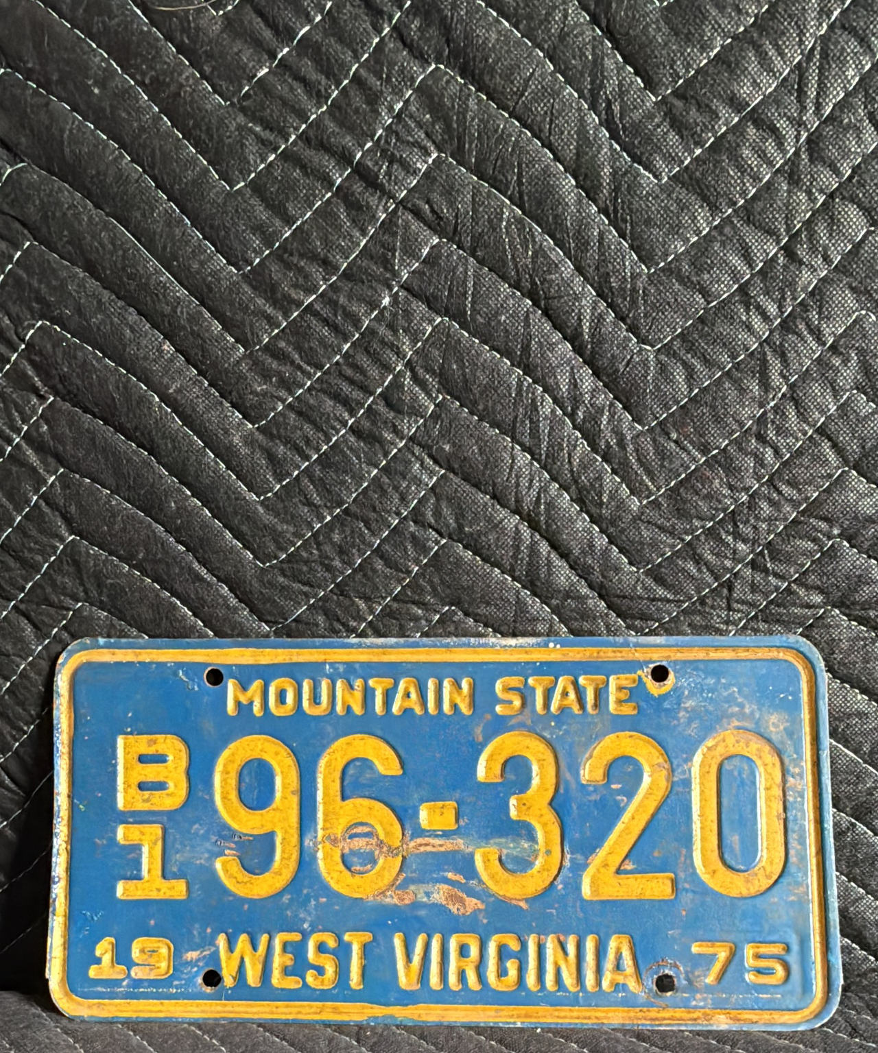 1975 West Virginia License Plate