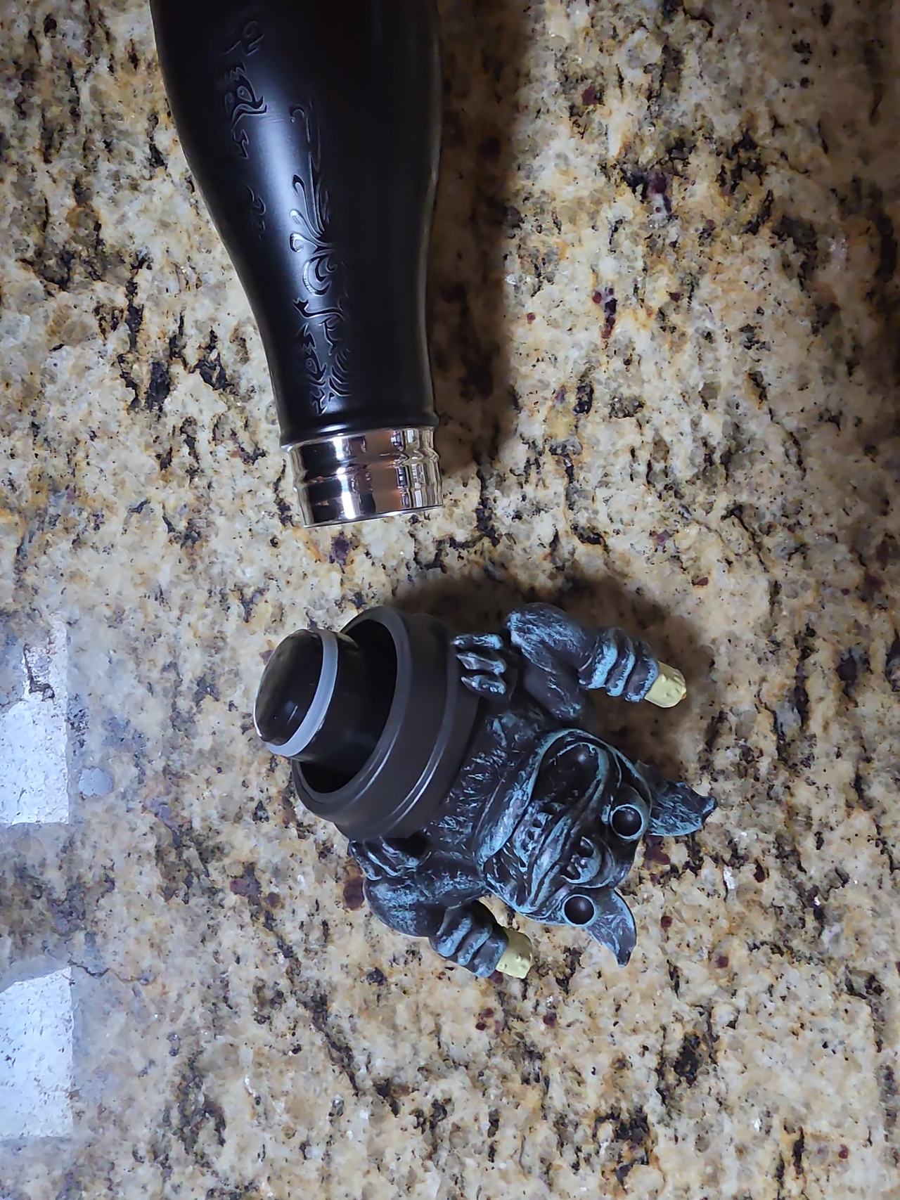 Disney Haunted Mansion Gargoyle Wine Stopper and Decorative Bottle