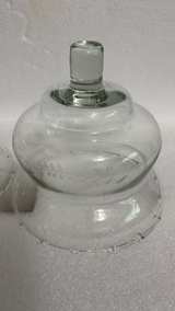 Vintage Etched Glass Peg Votive Candle Holders - Image 3