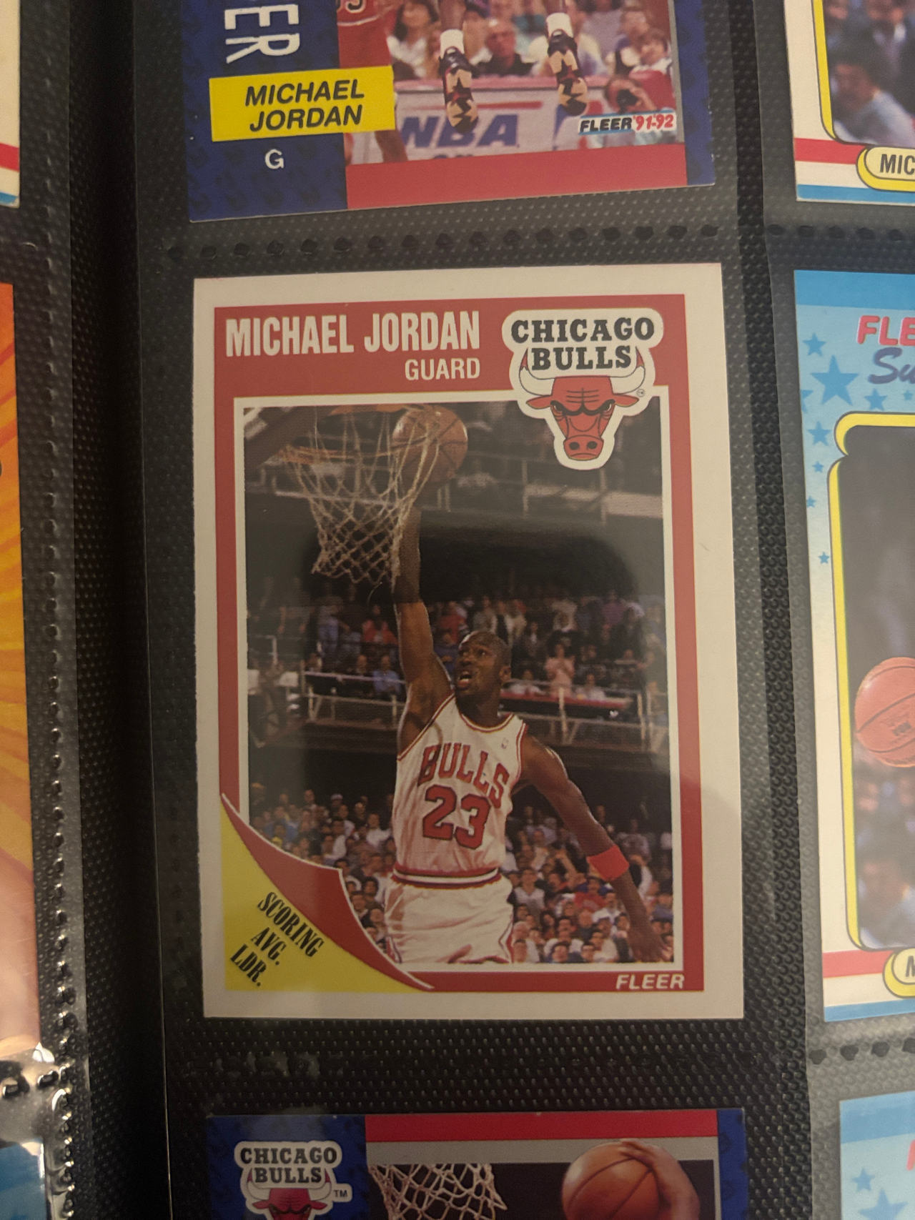 1987-88 Fleer Michael Jordan #59 Basketball Card