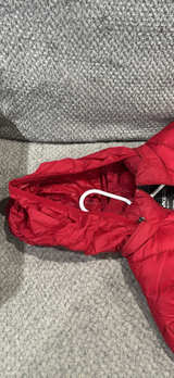 Red Lightweight Puffer Jacket - Image 3