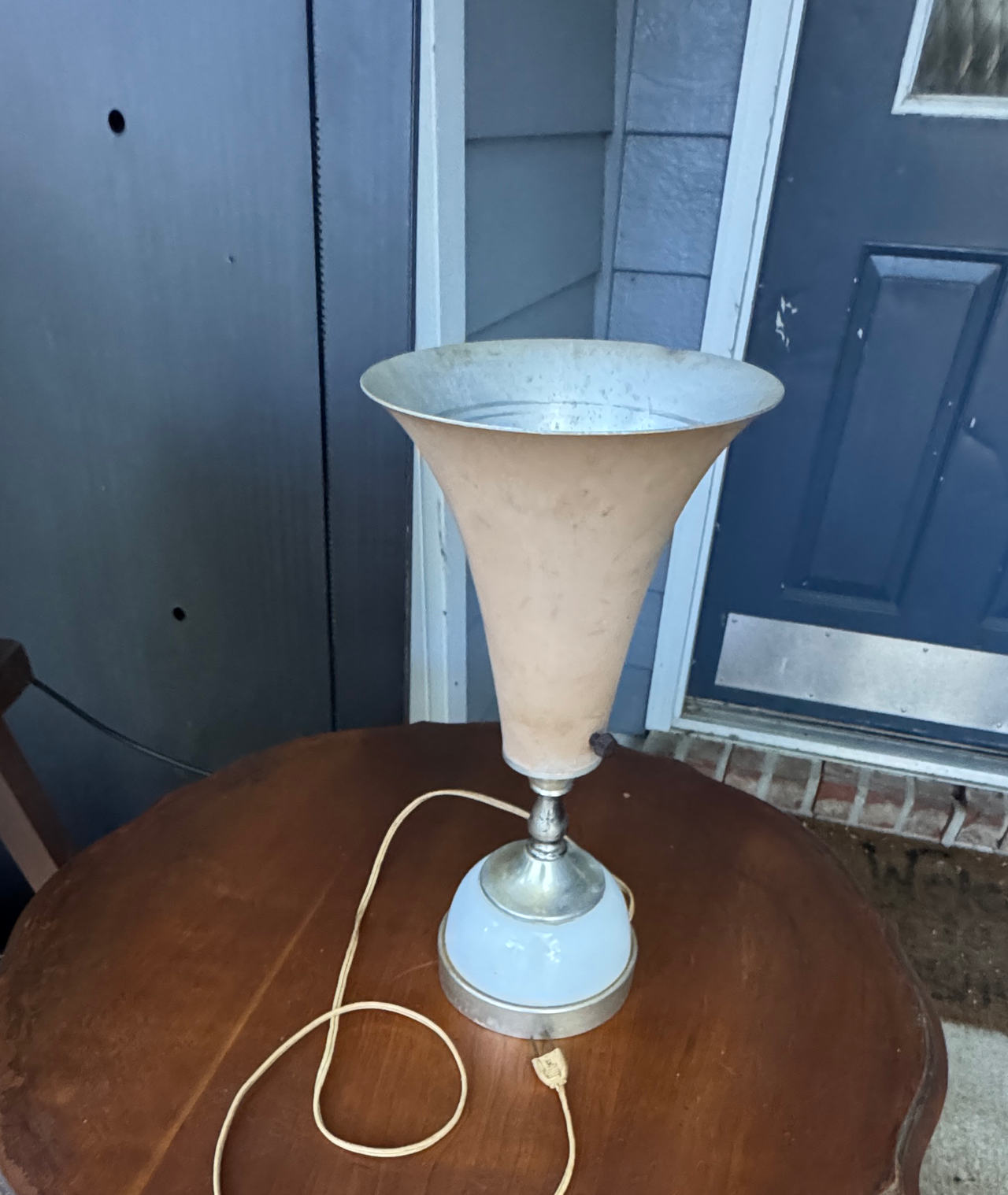 Vintage Mid-Century Torchiere Table Lamp