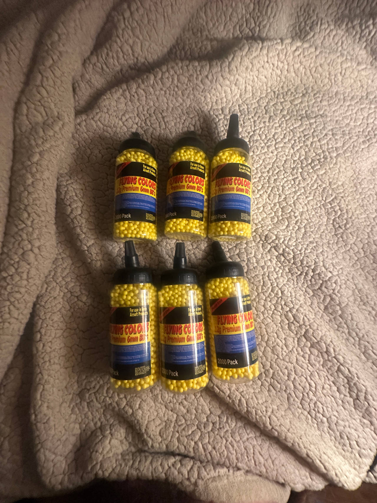 Flying Colors Premium 6mm BBs 6 bottles