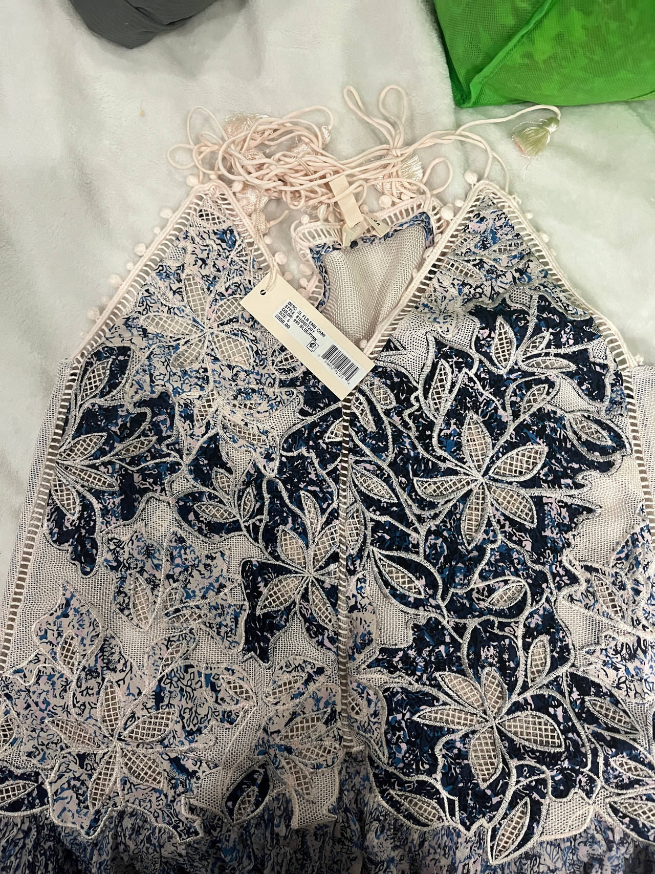 Floral Lace Halter top 
