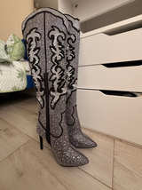 Azalea Wang Out West Rhinestone Western Boot - Image 1