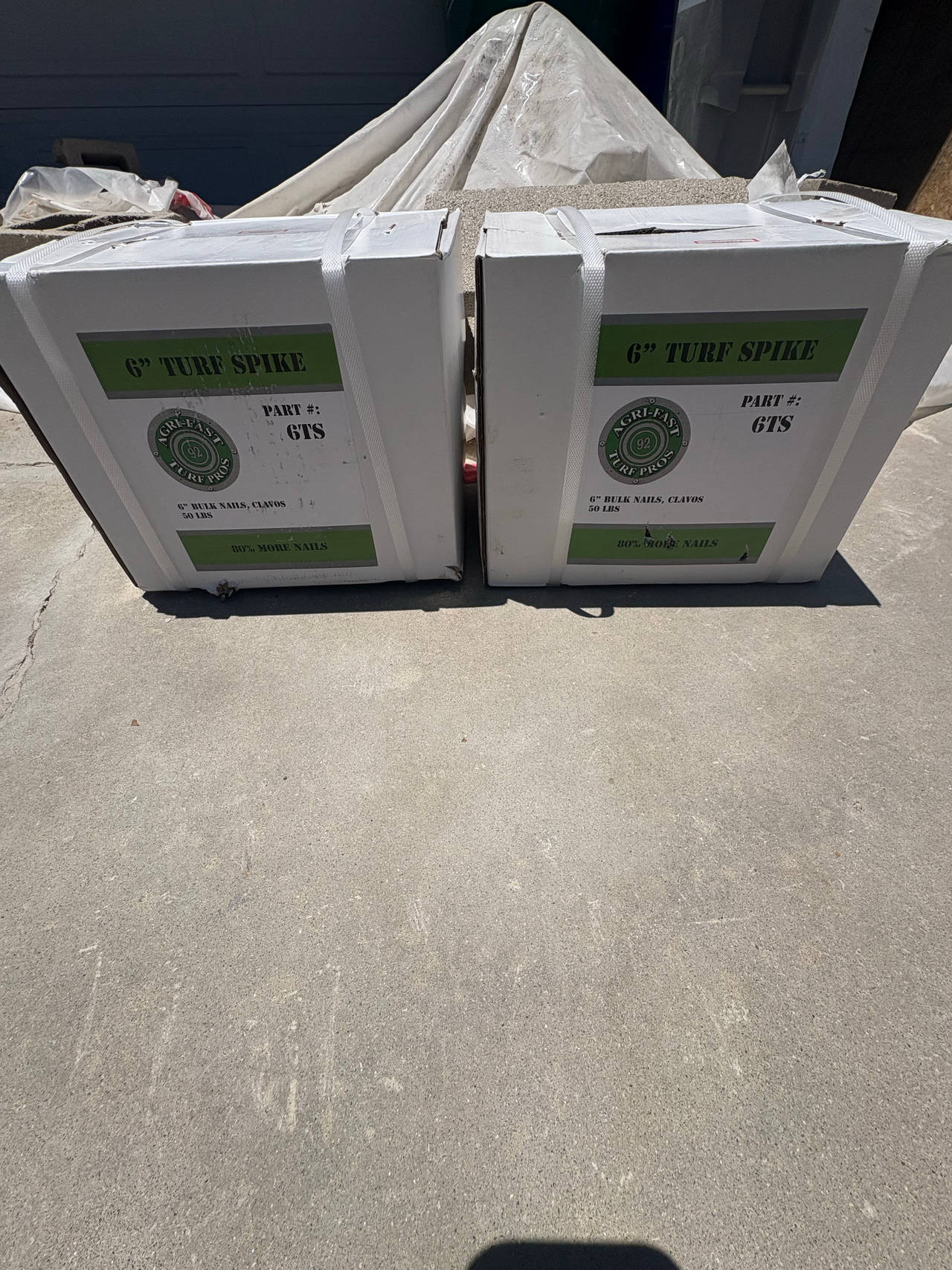 Agri-Fast Turf Pros 6" Turf Spike Bulk Nails