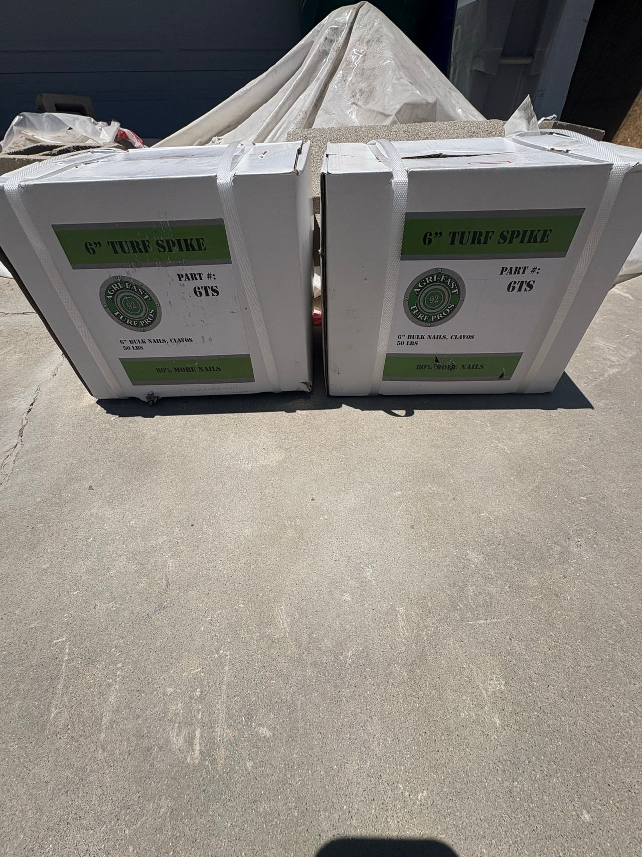 Agri-Fast Turf Pros 6" Turf Spike Bulk Nails