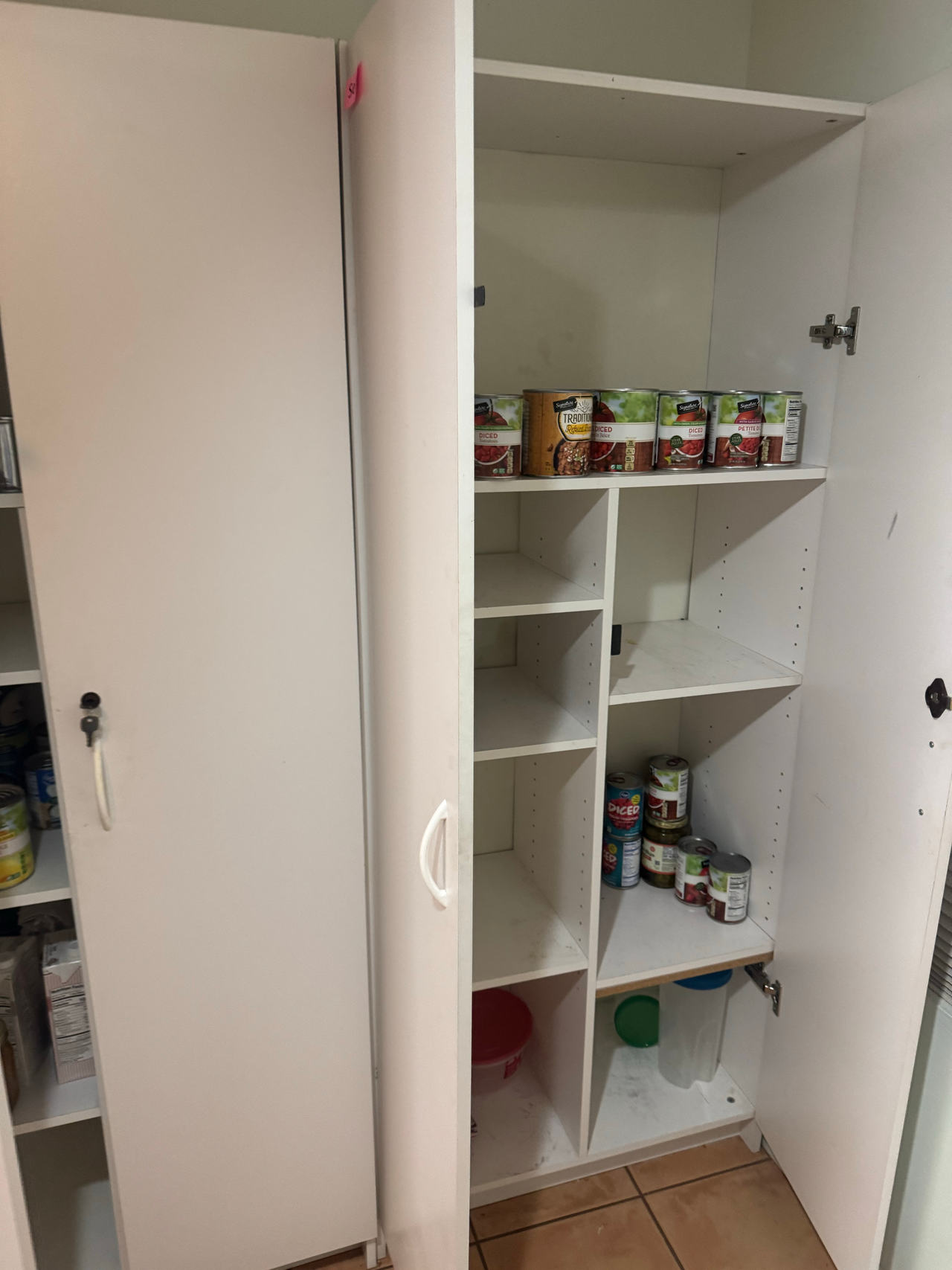 White Pantry Cabinet