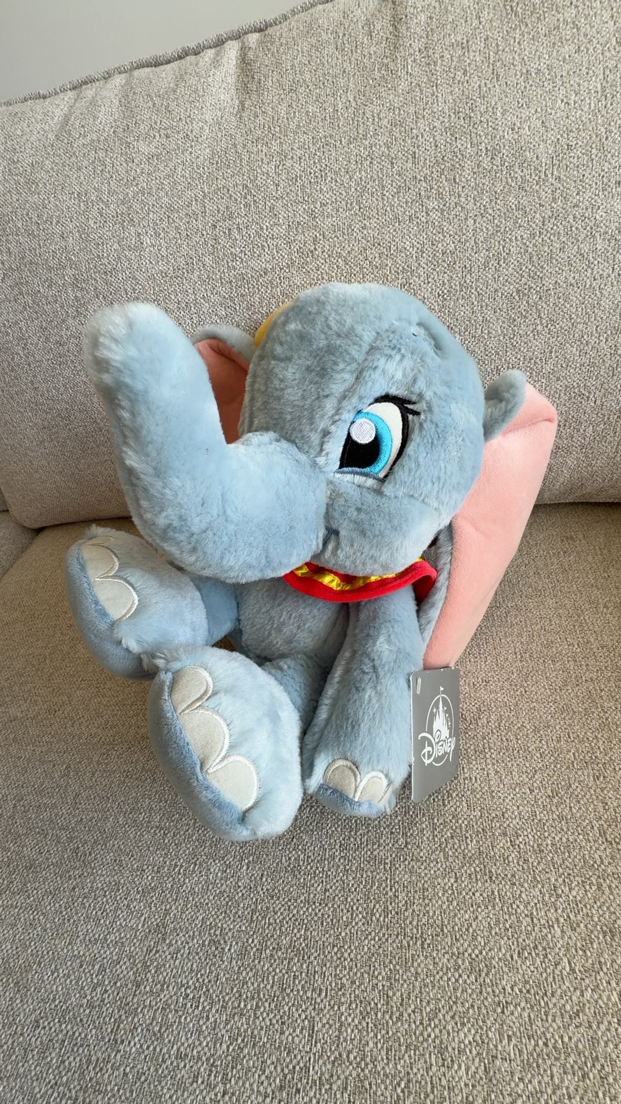 Disney Dumbo Plush Elephant 10" Big Feet