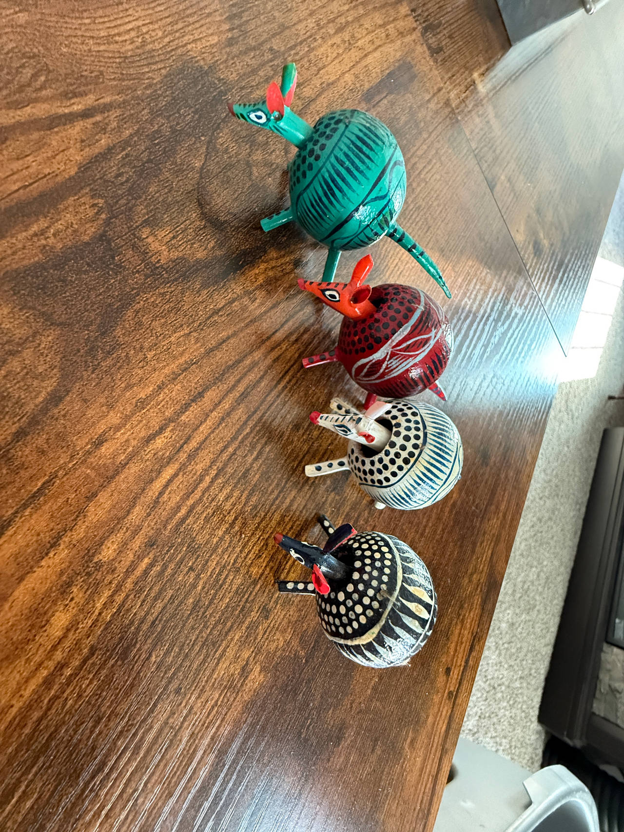 Oaxacan Alebrije Armadillo Figurines