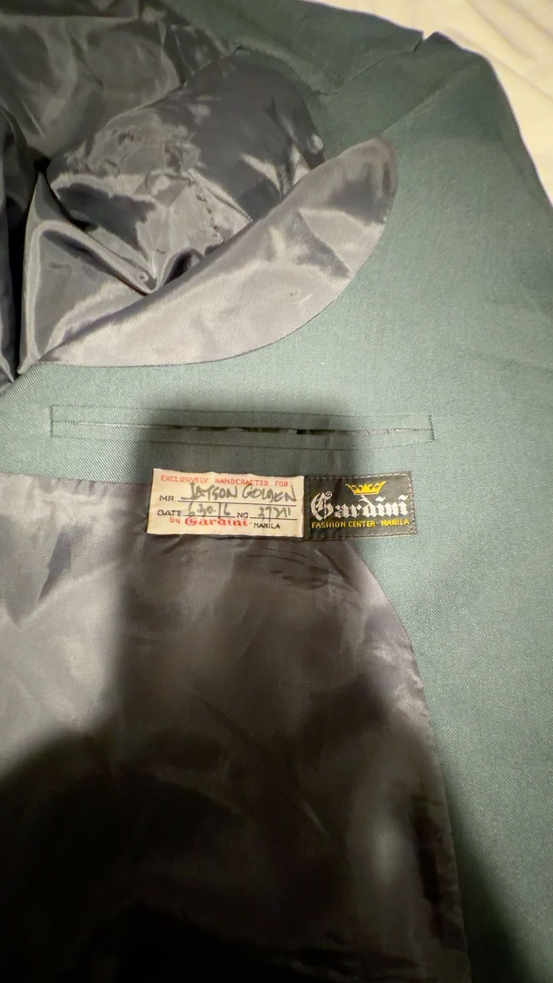 Grand Entry Vintage Men's Sport Coat Silver Gray