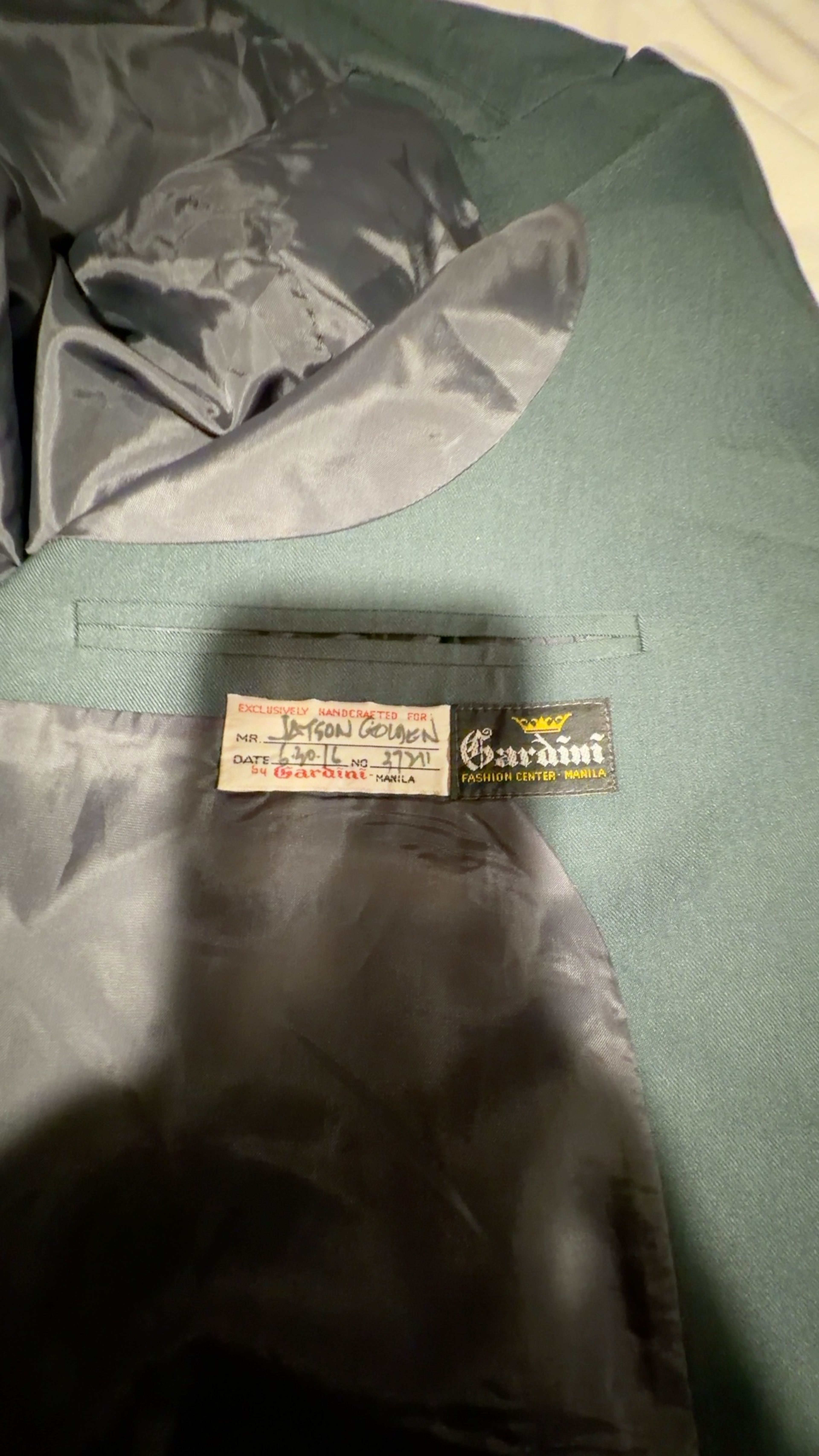 Grand Entry Vintage Men's Sport Coat Silver Gray