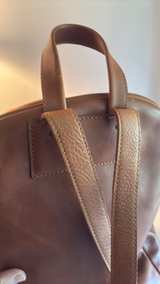 Madewell The Lorimer Italian Leather In English Saddle Brown Backpack - Image 4