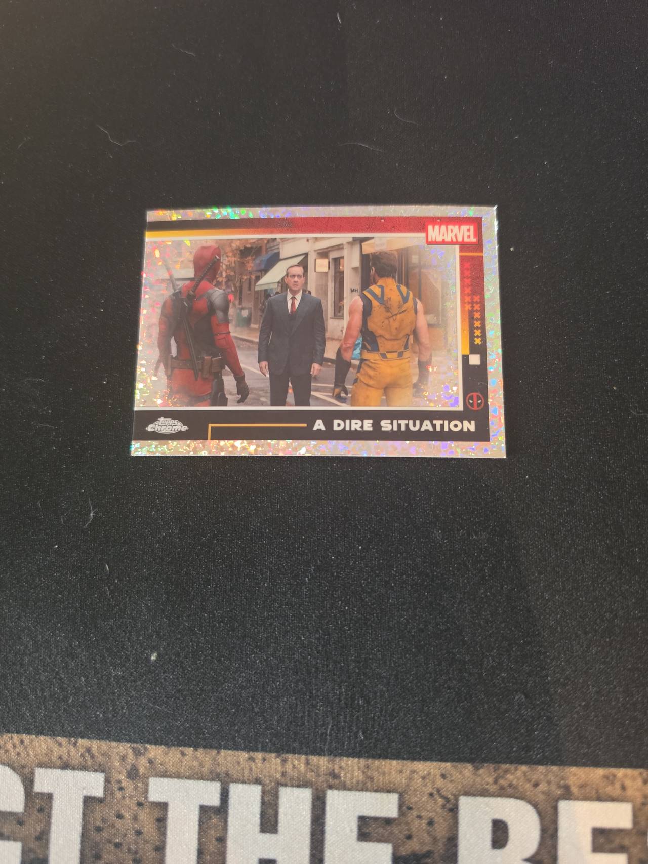 2024 Topps Chrome Marvel Deadpool & Wolverine #61 A Dire Situation Refractor