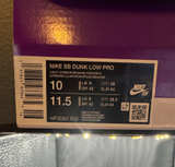 Nike SB Dunk Low Pro Light Carbon Sesame Monarch sz 10 - Image 1