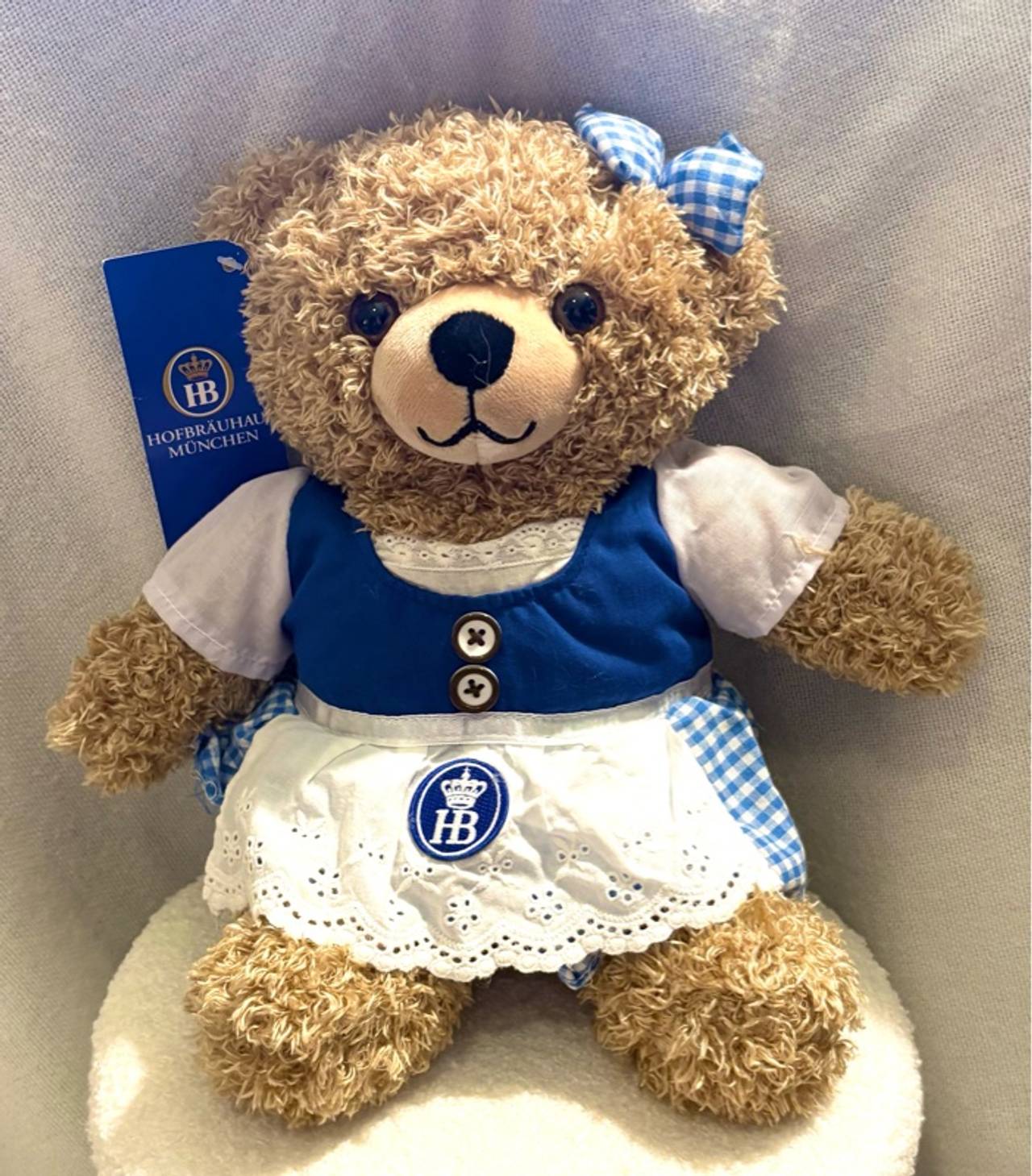 Hofbrauhaus Munchen HB 'Fanny' Plush Teddy Bear 13" with Tag